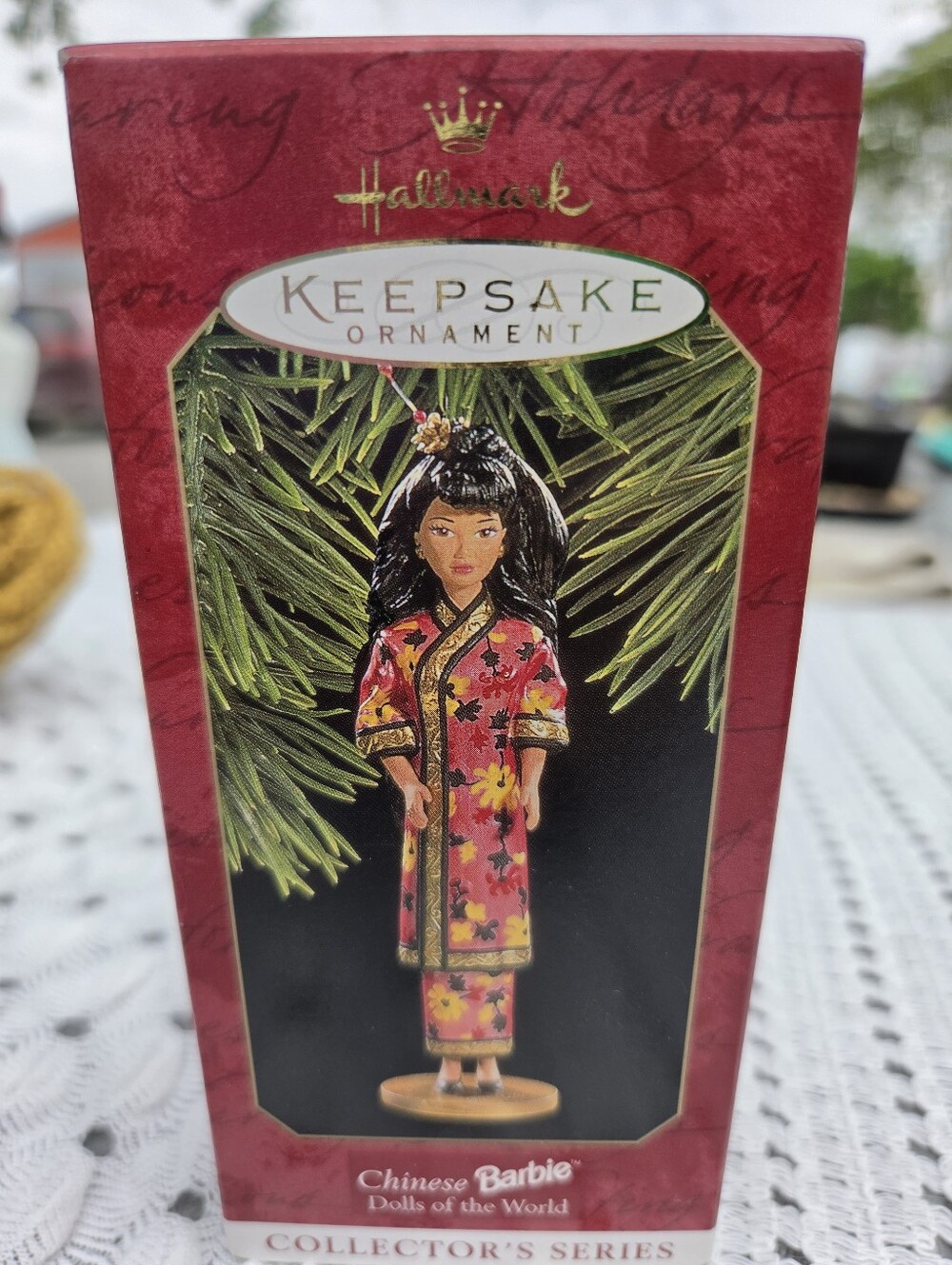 Hallmark Keepsake Chinese Barbie, Dolls Of The World Ornament, 1997, NiB